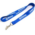 Polyester Lanyard -7 Days Rush, 1"X36" Screen Printed